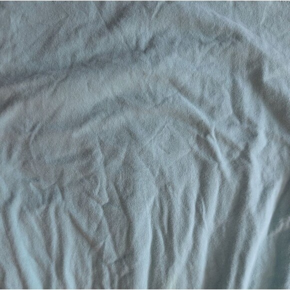 Hanna Andersson Teal Blue Ruffle 100% Cotton Spring Short Sleeve Play Dress - Picture 4 of 8